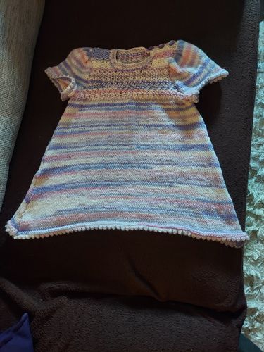 Customer photo review of Baby Mystery Knitting Box