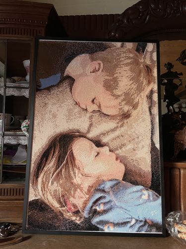 Customer photo review of Dein LIEBLINGSBILD - Als Diamond Painting