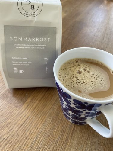 Customer photo review of SOMMARROSTEN - Koffeinfritt malet (vårt kaffe är paketerat i 250grams påsar)