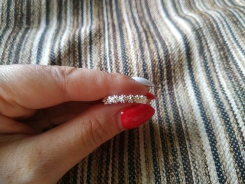 Customer photo review of Anello a margherita regolabile