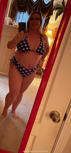 Customer photo review of Blue Star Triangle Top