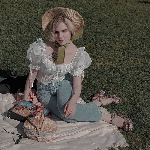 Avis photo d'un client sur Chapeau de Soleil avec Ruban Vert