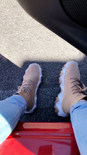 Customer photo review of Baskets Femme - PISUA Nude