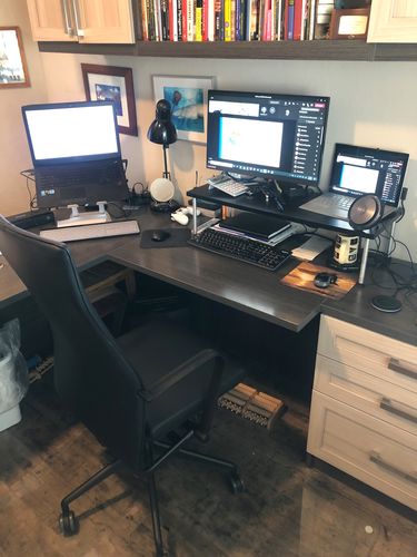 Customer photo review of Body Active Chair Webb Mid or High Back Customizable