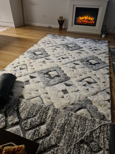 Customer photo review of Marcone Tribal Rug