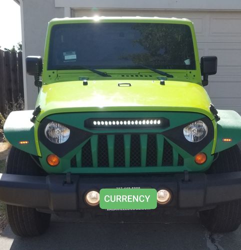 Customer photo review of Gladiator Grille w/ LED Off-Road Lights for 07-18 Jeep Wrangler JK