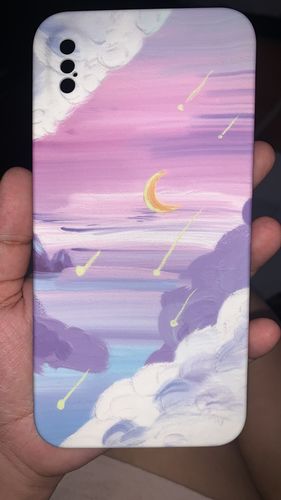 Customer photo review of Shooting Stars iPhone Case
