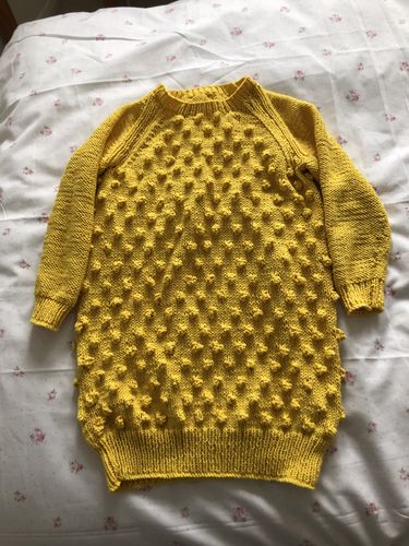 Customer photo review of Child Mystery Knitting Box
