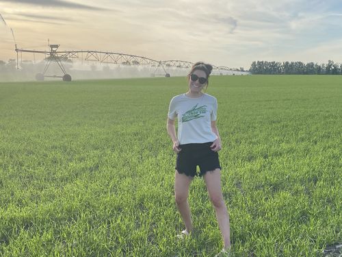 Customer photo review of "This is My Crop Top" Graphic Tee