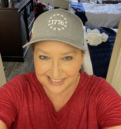 Customer photo review of $19.99 SPECIAL | 1776 Stars Patriotic Logo Hat