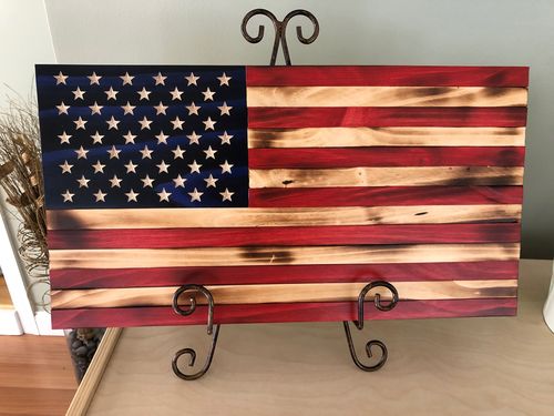 Customer photo review of Engraved Unions for DIY Flag Builders