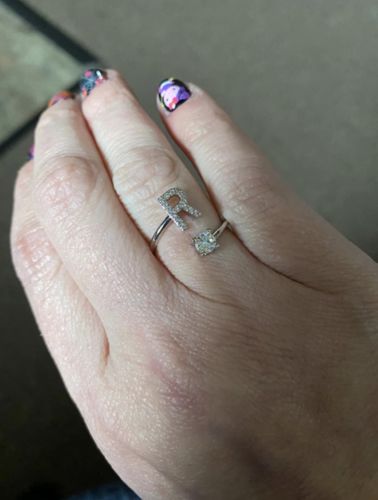 Customer photo review of Solvani™ Adjustable Initial Ring
