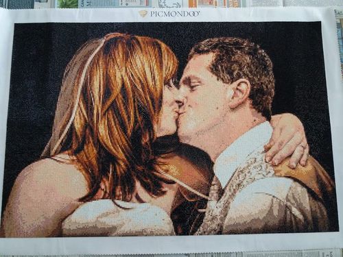 Customer photo review of Dein LIEBLINGSBILD - Als Diamond Painting