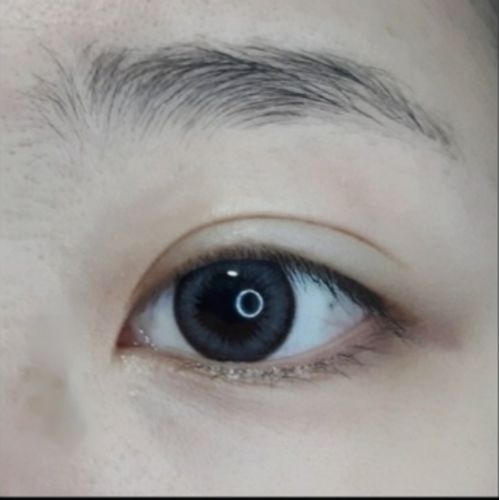 Customer photo review of Seezle Gray (1pcs) (Buy 1 Get 1 Free) (SILICONE HYDROGEL) 3Monthly G.DIA 13.5mm