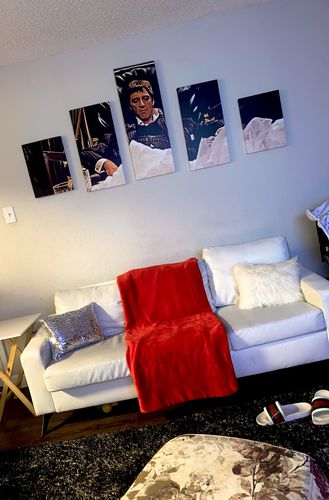 Customer photo review of Scarface Yayo Canvas Sets