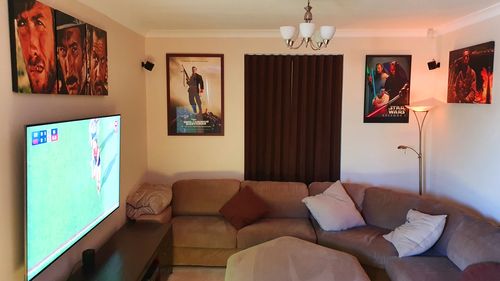 Customer photo review of The Good The Bad The Ugly Faces Canvas Sets