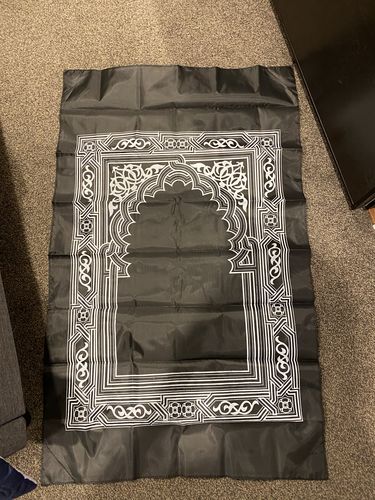 Customer photo review of Pocket Prayer Mat - Black
