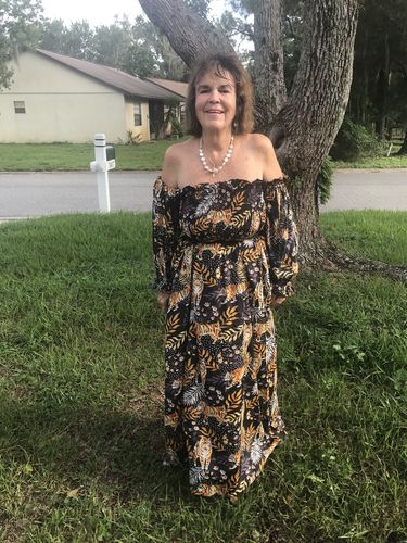 Customer photo review of Bengal Tiger Maxi Dress