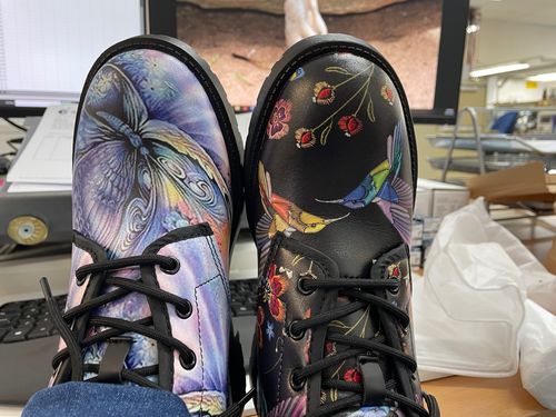 Customer photo review of Hummingbird Handcrafted Boots Limited Edition