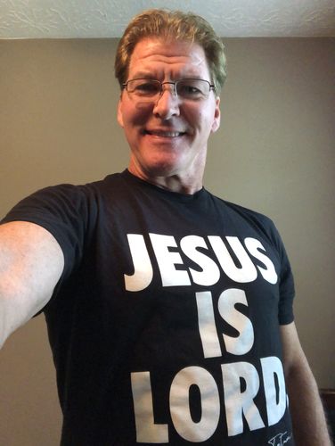Customer photo review of Jesus Is Lord Shirt