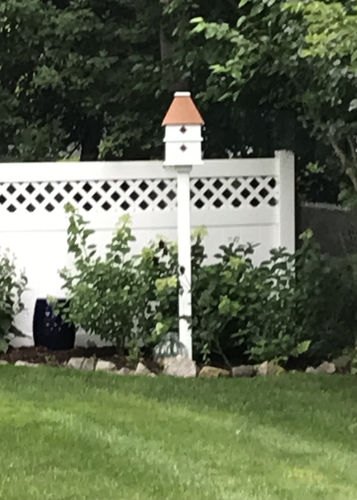 Customer photo review of Plantation Bird House, Copper Roof