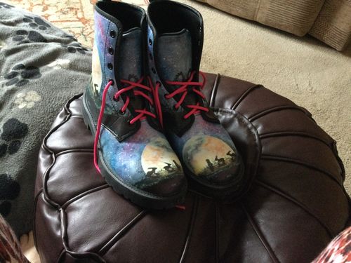 Customer photo review of Rabbit Moon Women's Boots