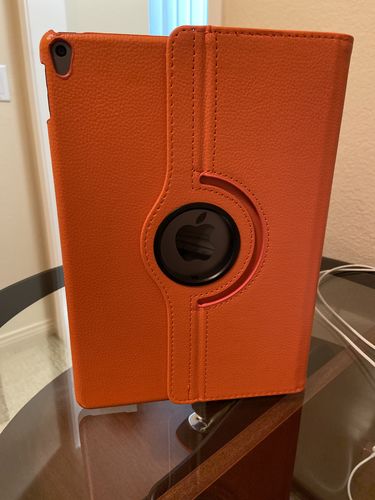 Customer photo review of Premium Leather iPad Case