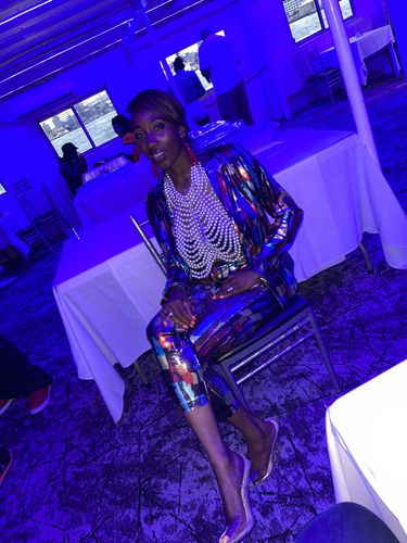 Customer photo review of NEW oversized pearls