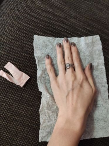 Customer photo review of Compressed Towel