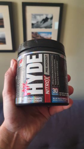 Customer photo review of ProSupps Mr. Hyde NitroX Pre-Workout 30 Servicios