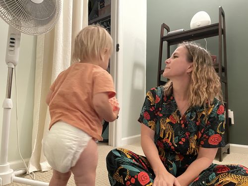 Customer photo review of Jaguar Paradise Black Animal Print Jumpsuit