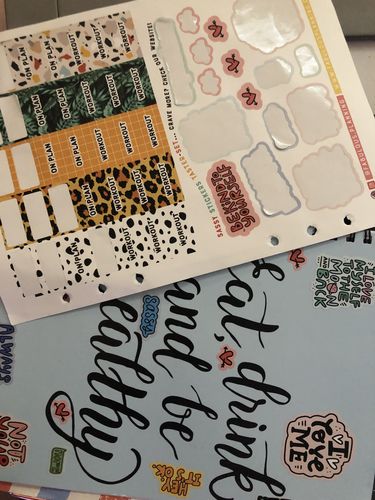 Customer photo review of Exotic On & Off Plan Stickers