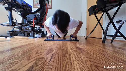 Customer photo review of QUADROPRESS™ Ultimate Pushup Machine