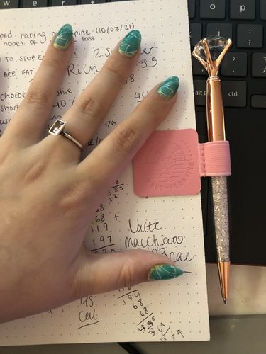 Customer photo review of Rose Gold Diamanté Diamond Fab-Pen