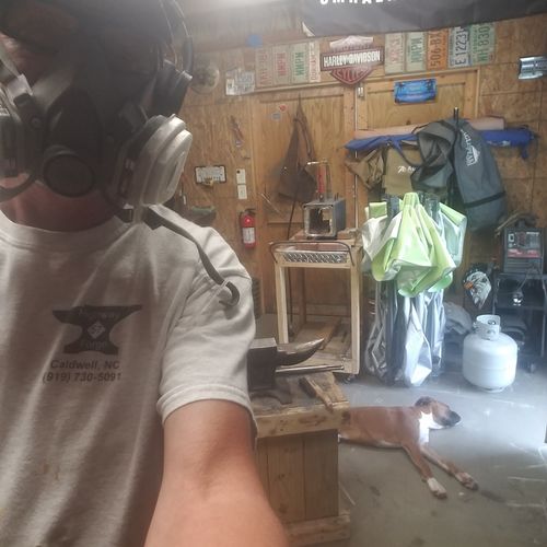 Customer photo review of 2 X 72 Inch Premium Zirconia Sanding Belts, 6 Pack