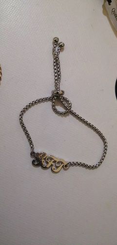 Customer photo review of Custom Name Bracelet