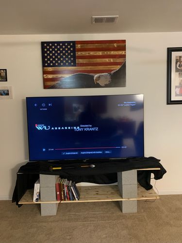 Customer photo review of Soaring Pride Rustic Flag