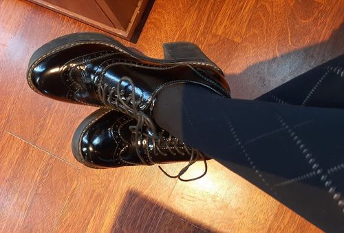Customer photo review of ZAPATO NEGRO C7333
