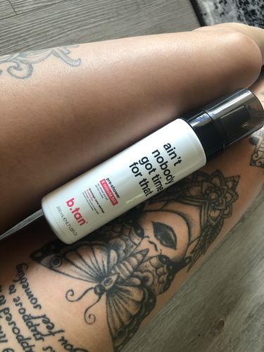 Customer photo review of 9 Minute Tan Mousse