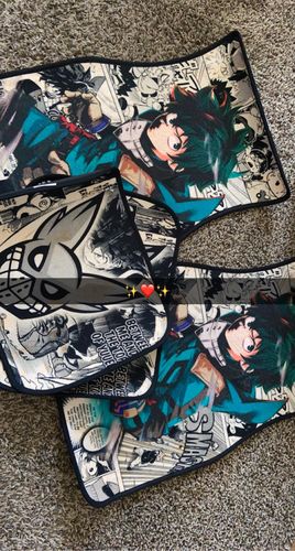 Customer photo review of Izuku Midoriya Mix Manga Car Floor Mats Anime My Hero Academia