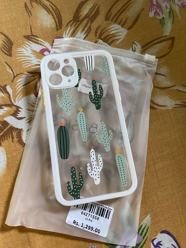 Customer photo review of Cute Cactus iPhone Case