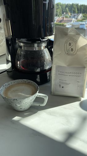 Customer photo review of TVILLINGPODDEN Malet (vårt kaffe är paketerat i 250grams påsar)