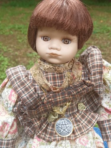 Customer photo review of Virtues Of A Witch Necklace