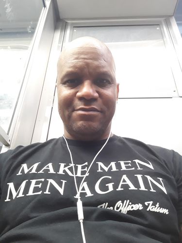 Customer photo review of Make Men Men Again Shirt