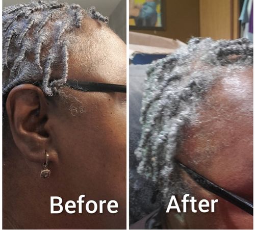 Customer photo review of Nae Nae's 9oz Hair Boost Special