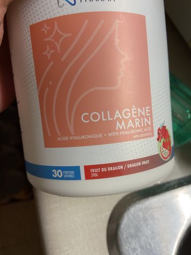 Customer photo review of Nova Pharma - Collagène Marin + Acide Hyaluronique 390g
