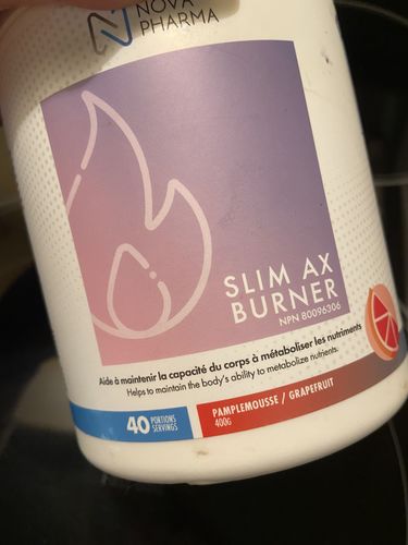Customer photo review of Nova Pharma - Slim AX Burner 400g