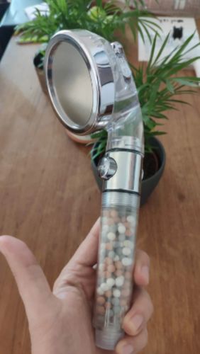 Customer photo review of The Stone Ion Shower™