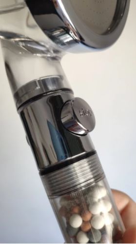 Customer photo review of The Stone Ion Shower™