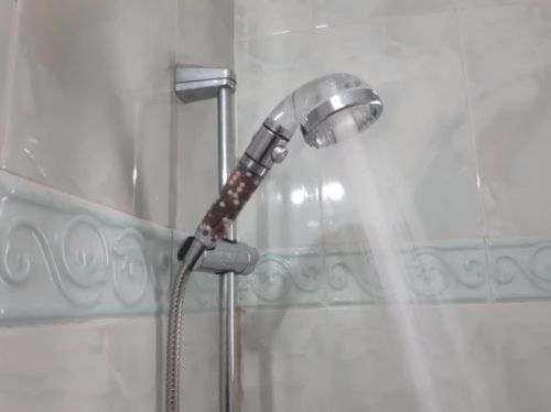 Customer photo review of The Stone Ion Shower™